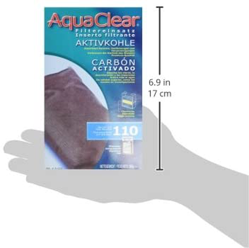 Aquaclear 110 Activated Carbon Insert, Aquarium Filter Replacement Media, A622 Animals & Pet Supplies > Pet Supplies > Fish Supplies > Aquarium Filters AquaClear   