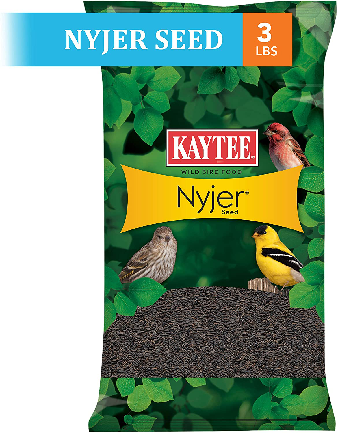 Kaytee Nyjer Wild Bird Food, 3 Pound Animals & Pet Supplies > Pet Supplies > Bird Supplies > Bird Food Kaytee   