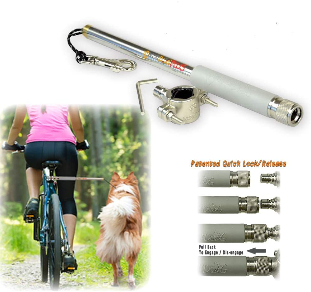 Walky Dog plus Hands Free Dog Bicycle Exerciser Leash Newest Model with 550-Lbs Pull Strength Paracord Leash Military Grade Animals & Pet Supplies > Pet Supplies > Dog Supplies > Dog Treadmills Walky Dog   