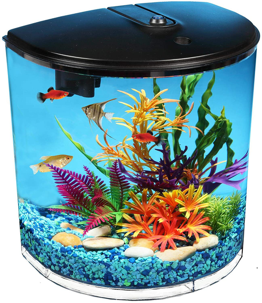 Koller Products 3.5-Gallon Aquarium with Power Filter, LED Lighting and 1-Year Supply of Filter Cartridges, Clear Animals & Pet Supplies > Pet Supplies > Fish Supplies > Aquarium Filters Koller Products   
