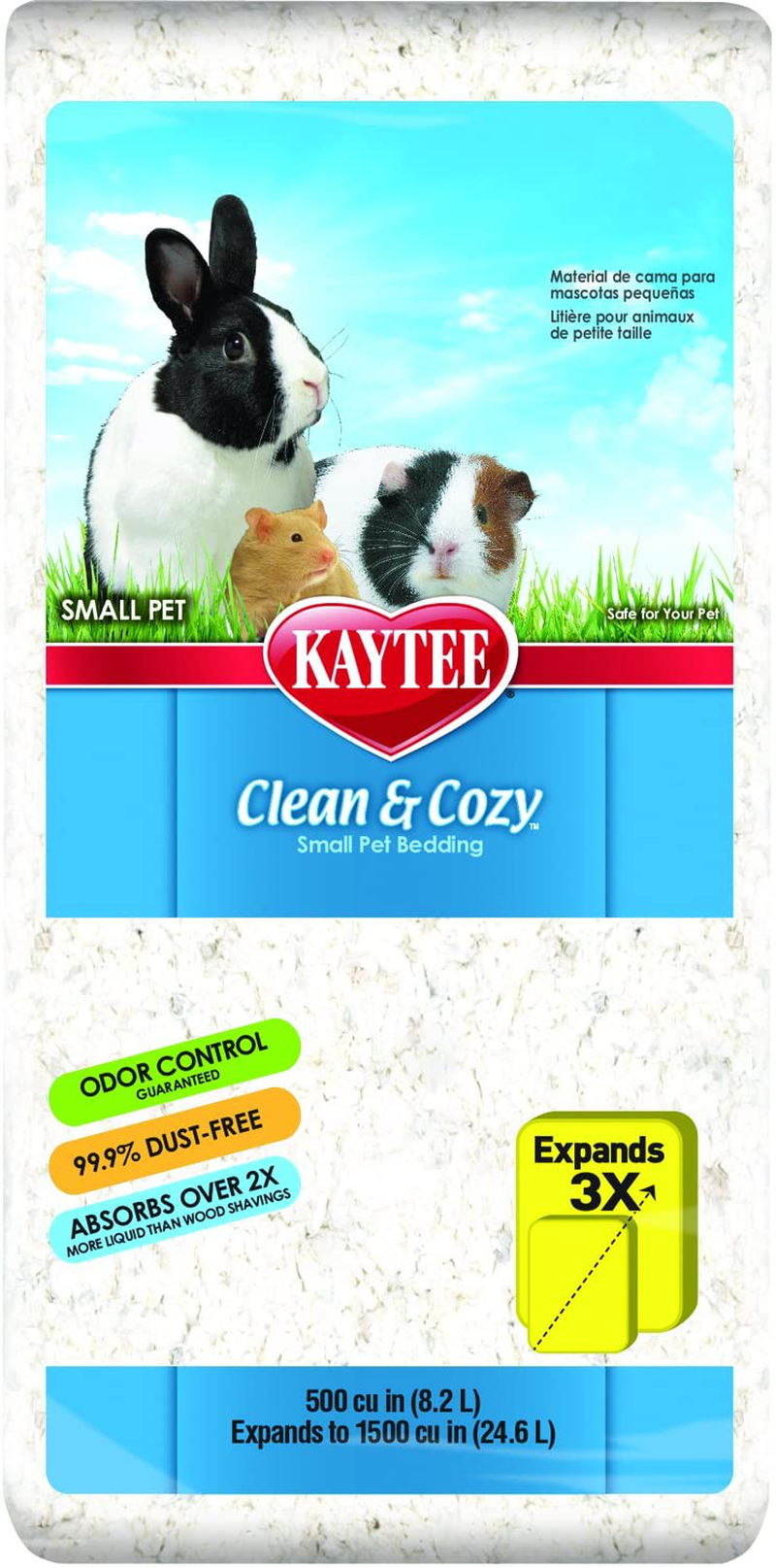 Kaytee Clean and Cozy Bedding Lavender 500Ci Animals & Pet Supplies > Pet Supplies > Small Animal Supplies > Small Animal Bedding Kaytee   