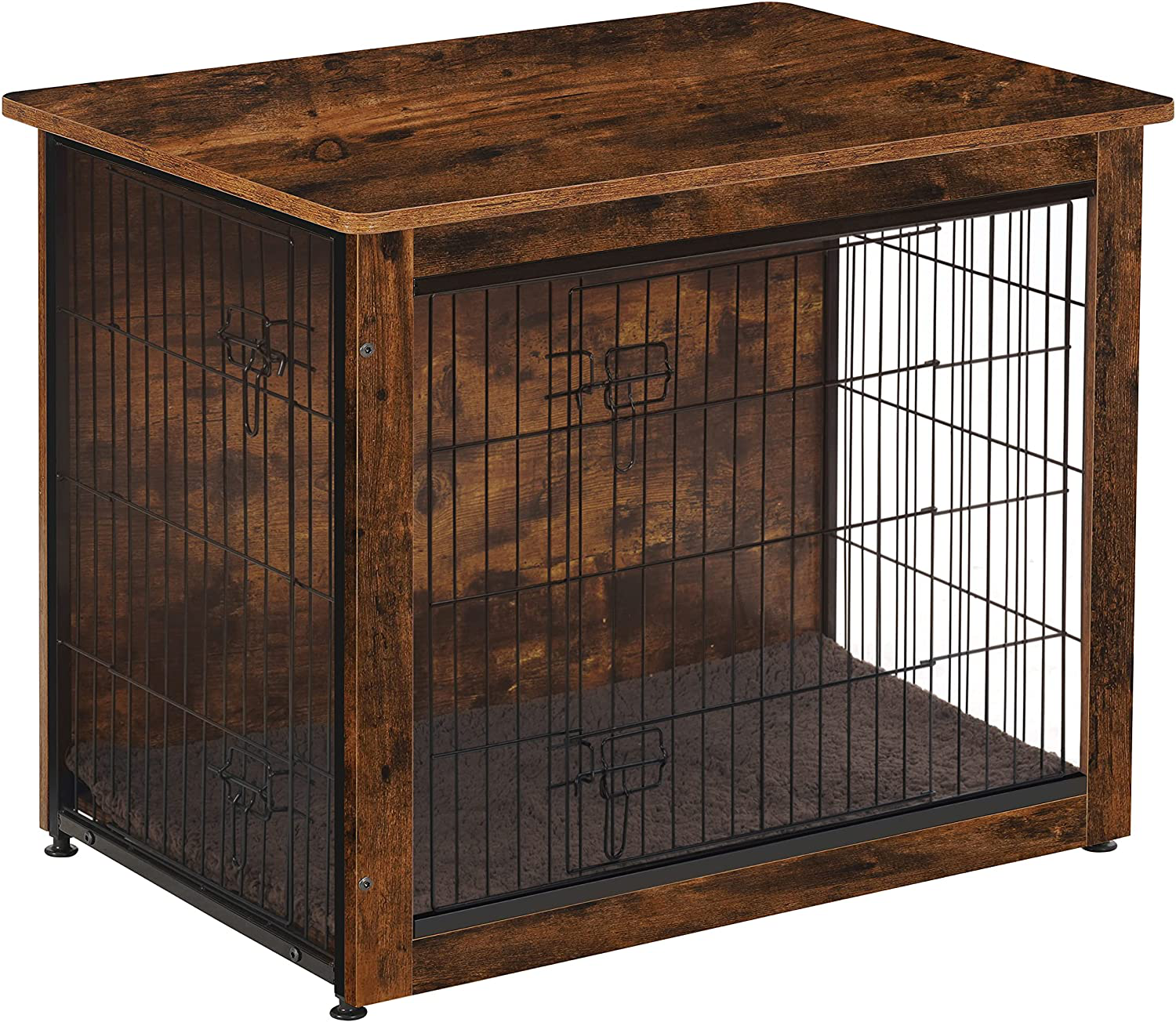 DWANTON Dog Crate Furniture, Wooden Pet Crate End Table, Indoor Dog Kennel for Small/Medium/Large Dog Animals & Pet Supplies > Pet Supplies > Dog Supplies > Dog Kennels & Runs Dwanton 38.5" L x 25.6" W x 26.8" H  