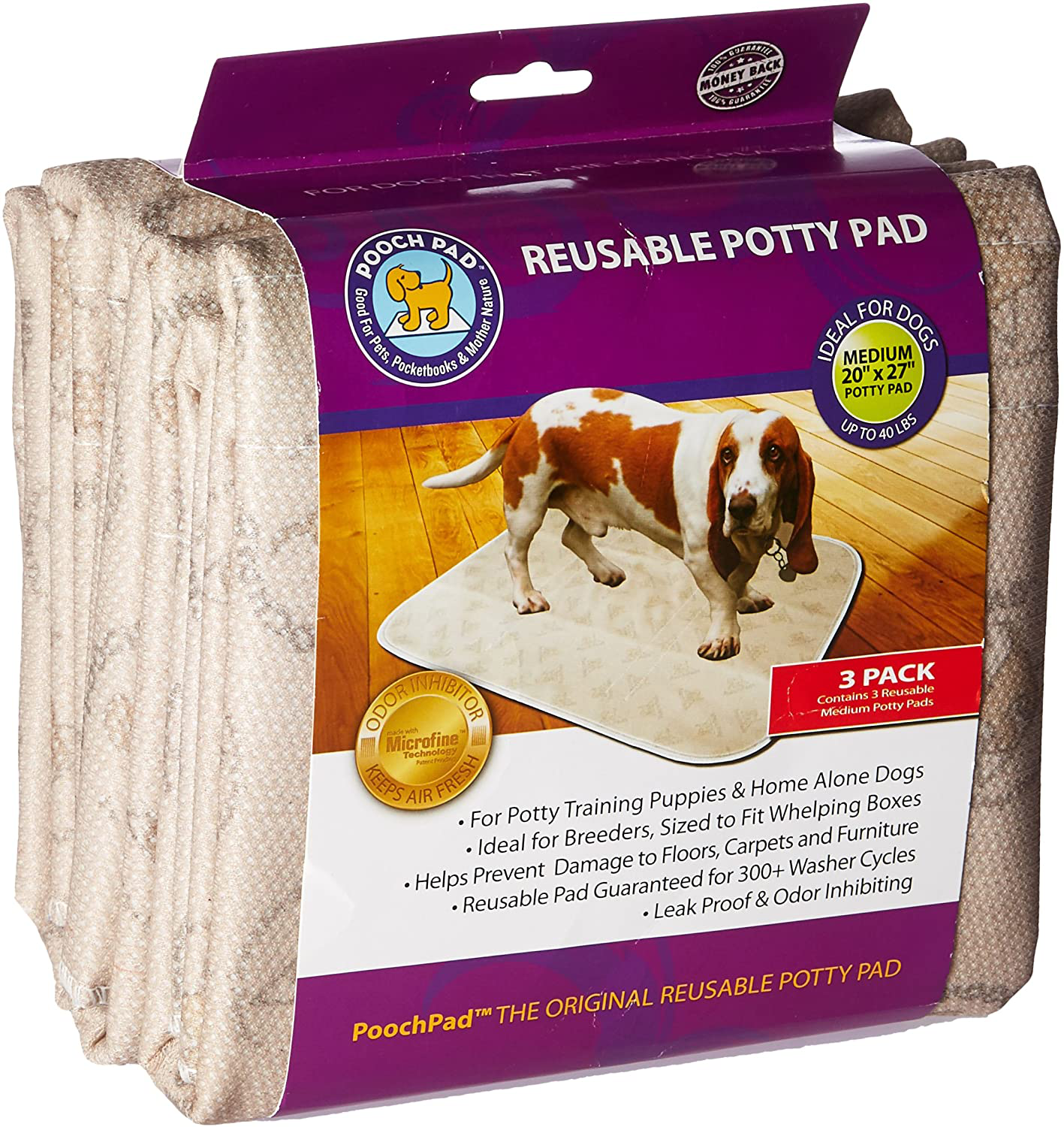 Poochpads Reusable Housebreaking Pad in Tan Animals & Pet Supplies > Pet Supplies > Dog Supplies > Dog Diaper Pads & Liners Pooch Pads   