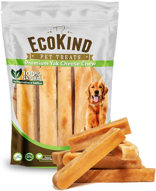 Ecokind Pet Treats Gold Yak Dog Chews | Grade a Quality, Healthy & Safe for Dogs, Odorless, Treat for Dogs, Keeps Dogs Busy & Enjoying, Indoors & Outdoor Use Animals & Pet Supplies > Pet Supplies > Dog Supplies > Dog Treats EcoKind Pet Treats 1 lb. Bag  