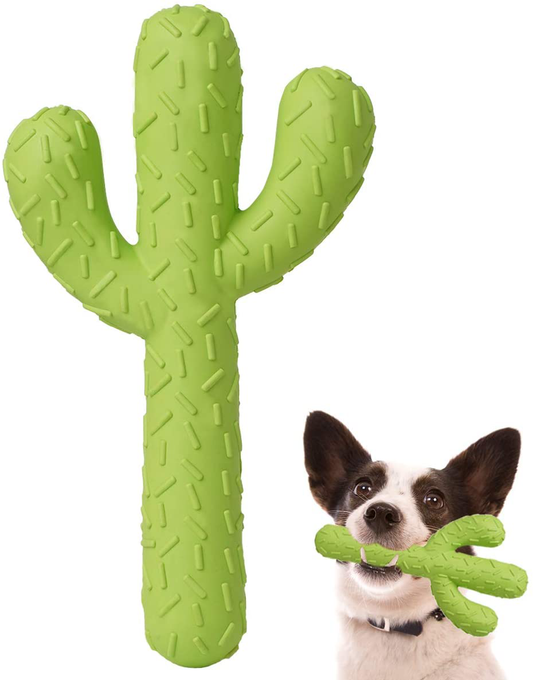 Mewajump Dog Chew Toys, Durable Rubber Dog Toys for Aggressive Chewers, Cactus Tough Toys for Training and Cleaning Teeth, Interactive Dog Toys for Small/Medium Dog Animals & Pet Supplies > Pet Supplies > Dog Supplies > Dog Toys mewajump   