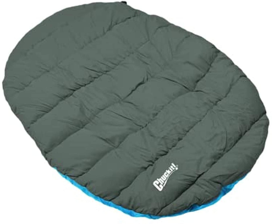 Chuckit! Travel Pillow Bed, One Size, Blue and Grey Animals & Pet Supplies > Pet Supplies > Dog Supplies > Dog Beds Canine Hardware   