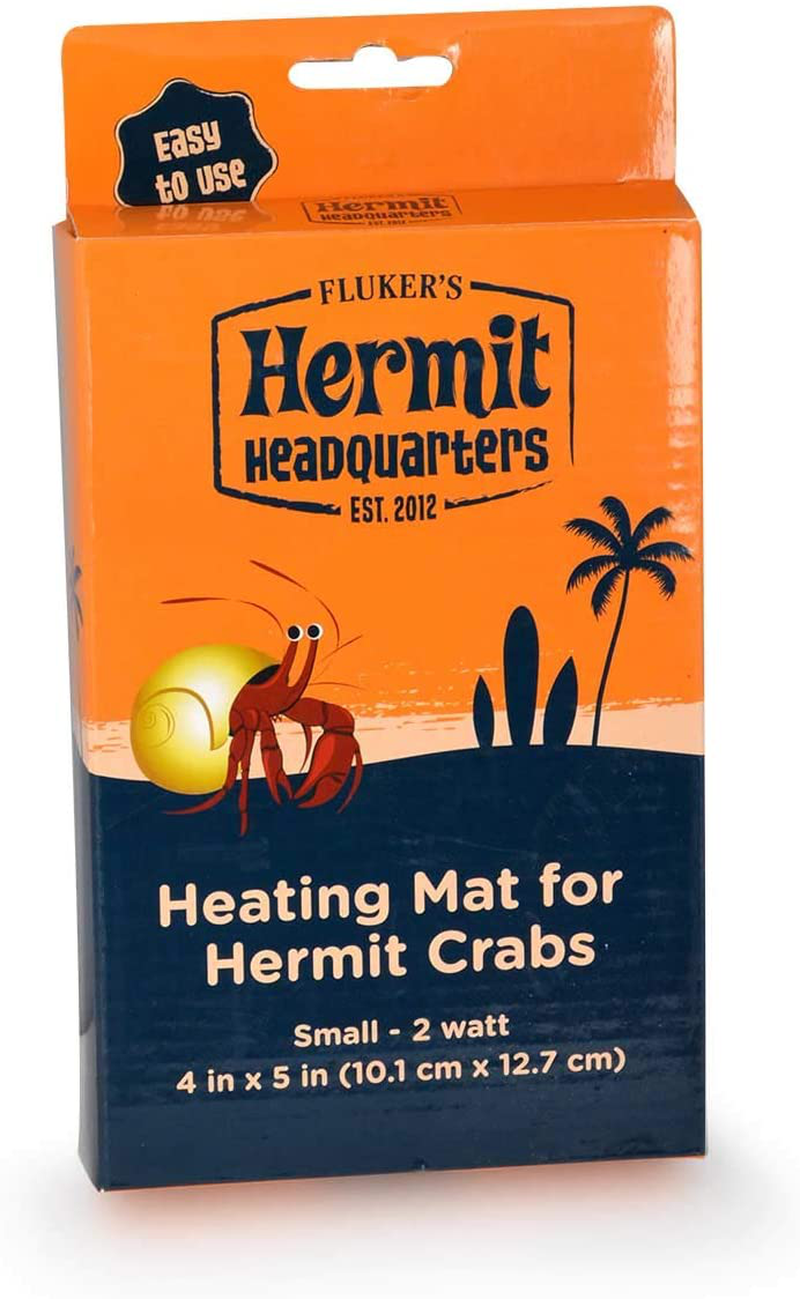 Fluker'S Heat Mat Hermit Crabs Animals & Pet Supplies > Pet Supplies > Reptile & Amphibian Supplies > Reptile & Amphibian Habitat Heating & Lighting Fluker's   