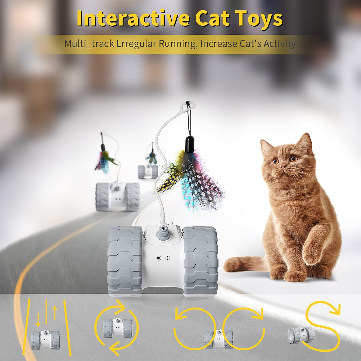 Mousr robotic cat toy online
