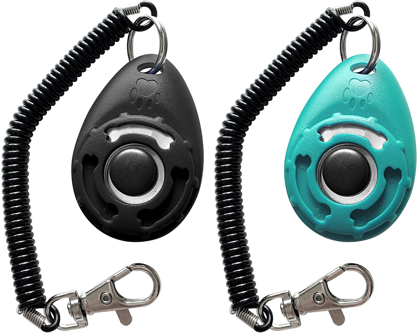 Hoaooo Pet Training Clicker with Wrist Strap - Dog Training Clickers (New Black + Blue) Animals & Pet Supplies > Pet Supplies > Bird Supplies > Bird Treats HoAoOo   