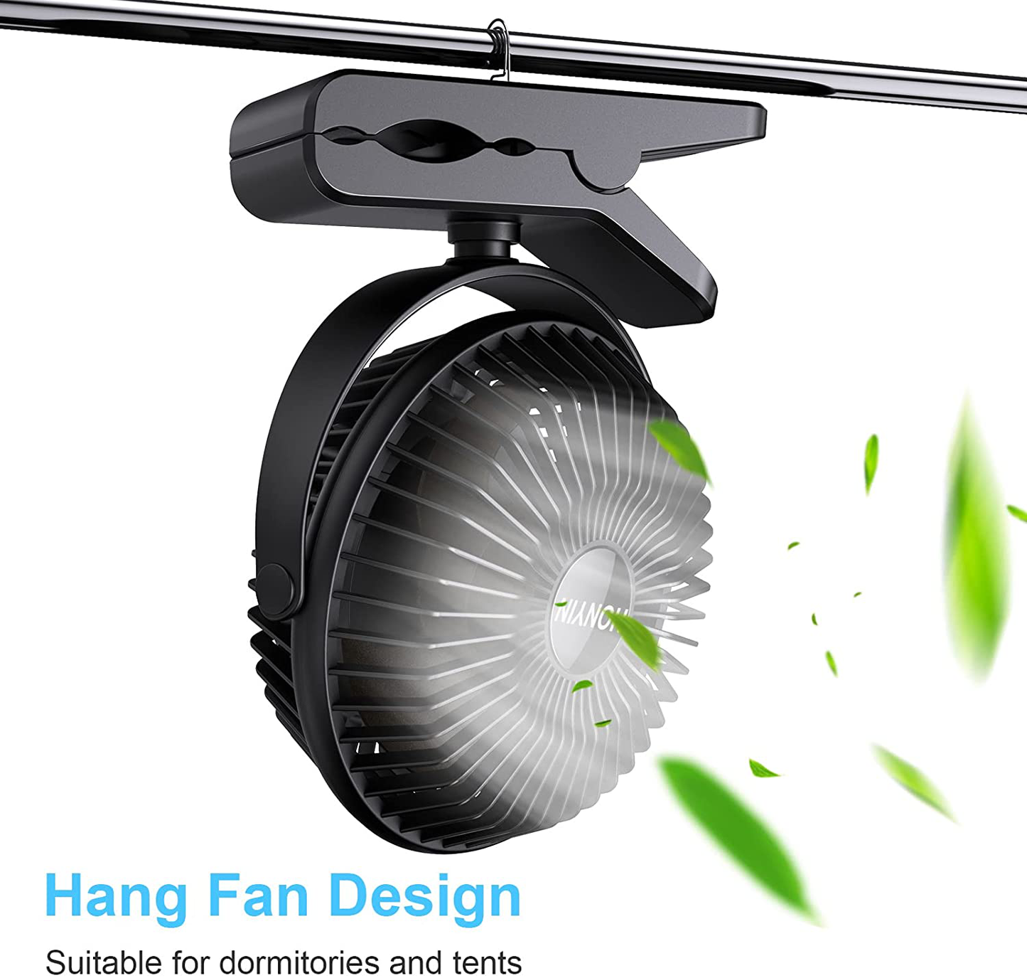 Portable Clip on Fan, 6 Inch Small Fan with USB Cord Powered, Personal Cooling Fan with 3 Speeds, Sturdy Clamp, Quiet Electric Fan for Office Bedroom Desktop, Clip Hang Desk Fan 3 in 1- No Battery Animals & Pet Supplies > Pet Supplies > Dog Supplies > Dog Treadmills HONYIN   