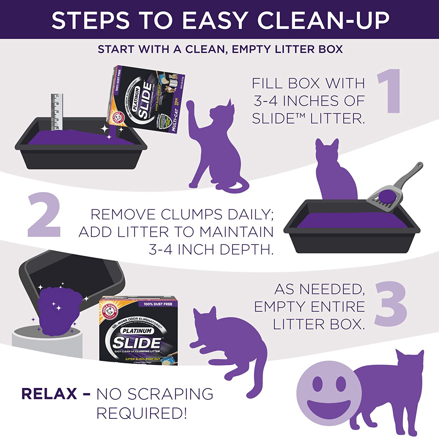 Arm & Hammer Easy Clean-Up Litter Animals & Pet Supplies > Pet Supplies > Cat Supplies > Cat Litter Arm & Hammer   