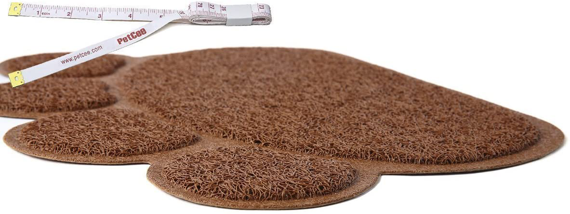 Pet Cat Litter Mat,Wonfast Waterproof PVC Paw Shaped Cat Litter Trapper Mat,45 X 60CM (Coffee) Animals & Pet Supplies > Pet Supplies > Cat Supplies > Cat Litter Box Mats WONFAST   