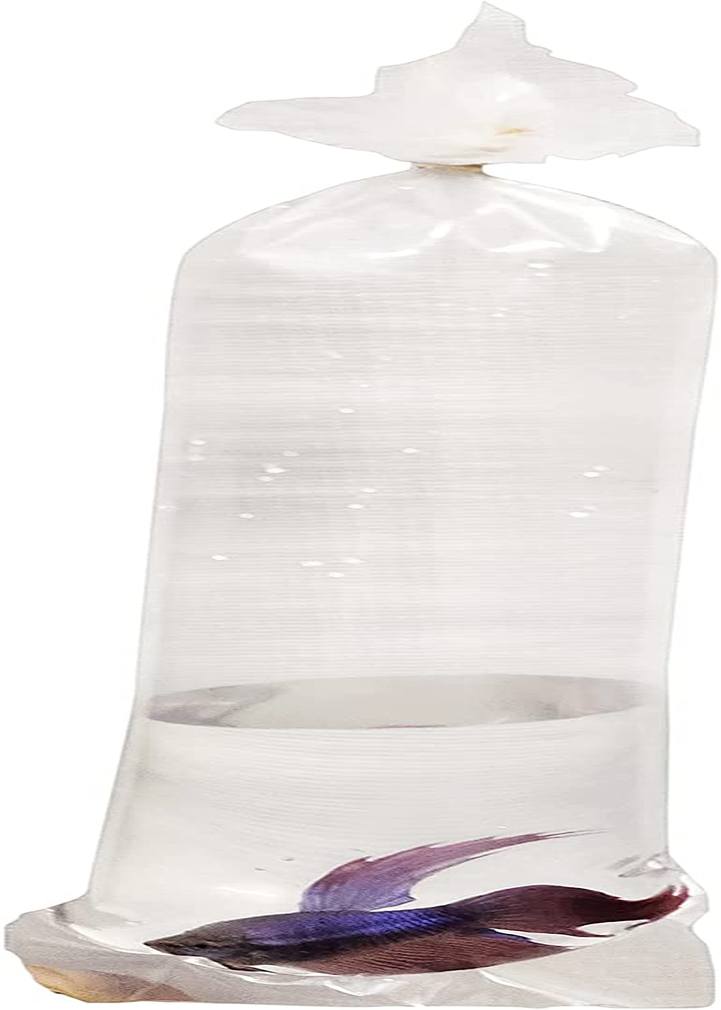 ALFA Fishery Bags Pack of 100 Leak Proof Clear Plastic Fish Bags for Marine and Tropical Fish Transport 2 Mil. Animals & Pet Supplies > Pet Supplies > Fish Supplies > Aquarium Fish Nets ALFA FISHERY BAGS 3 x 14"  