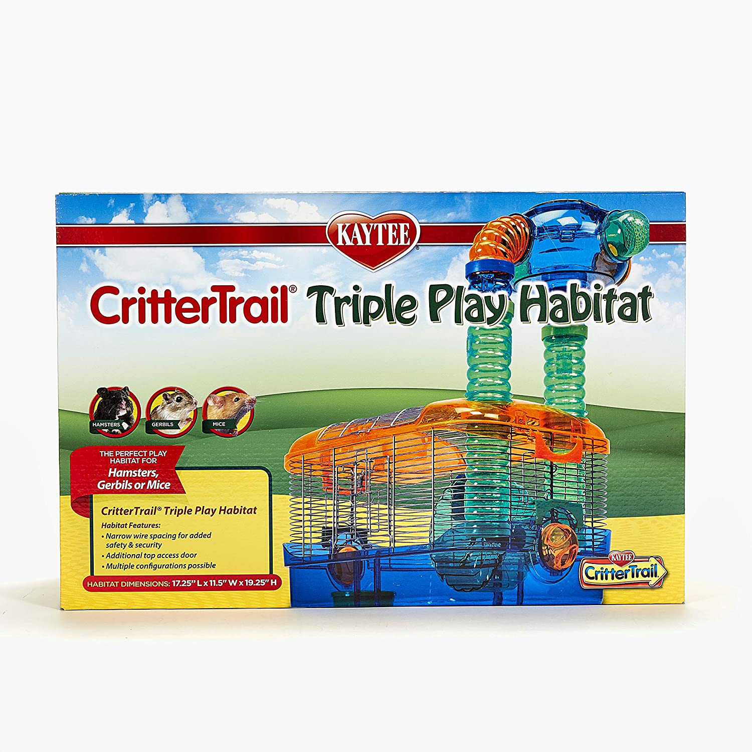 Kaytee Crittertrail Triple Habitat Animals & Pet Supplies > Pet Supplies > Small Animal Supplies > Small Animal Habitat Accessories Kaytee   