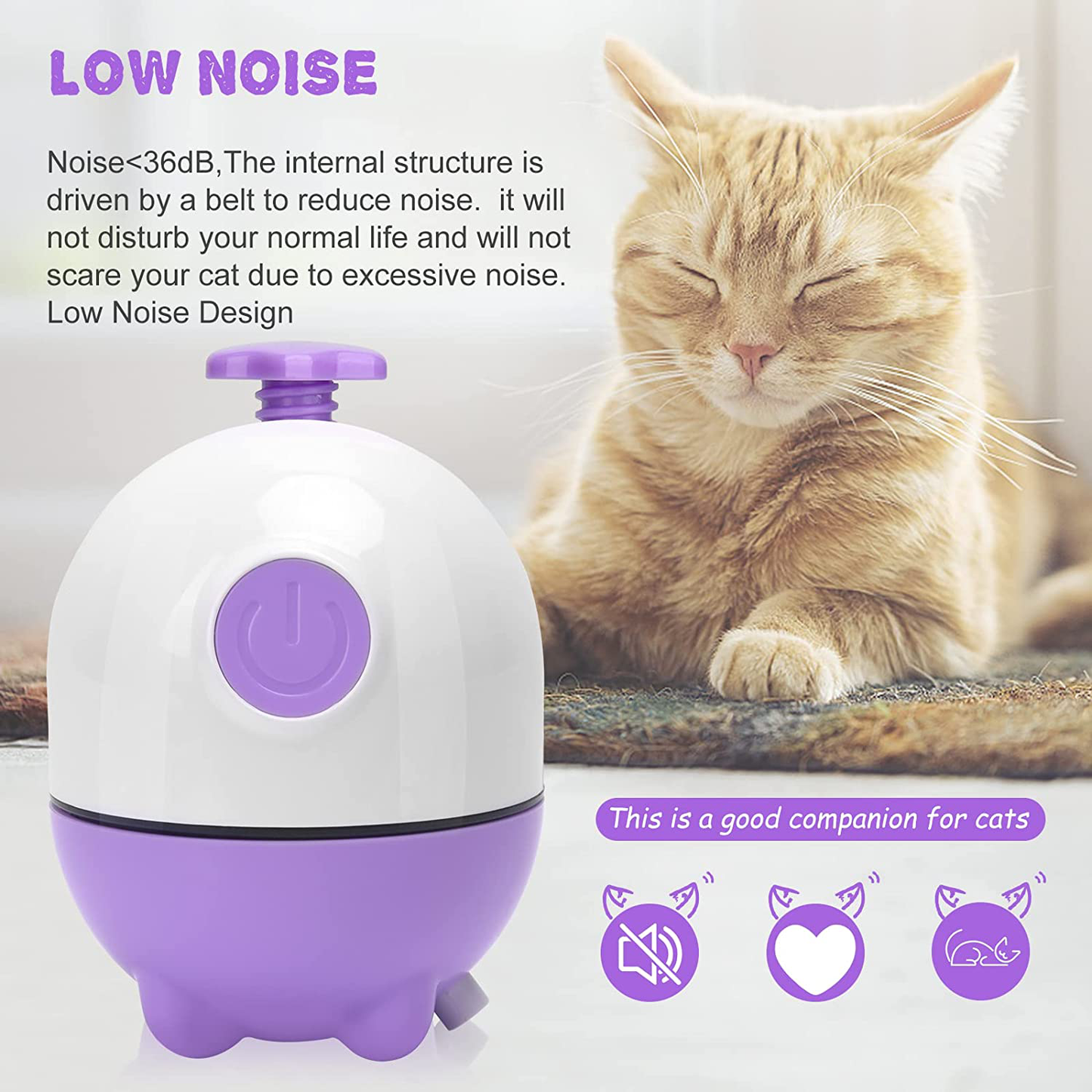 APPLYSU Interactive Cat Toys for Indoor Cats, 2 in 1 Laser Cat Toy and Cat Feather Toys, 360° Rotating Shutdown Automatic Cat Toy with Many Replacement Accessories for Kitten Animals & Pet Supplies > Pet Supplies > Cat Supplies > Cat Toys APPLYSU   