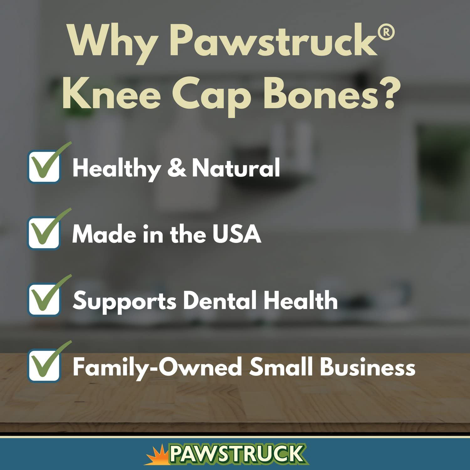 Natural Knee Cap Dog Bones, 10-Pack Dog Treats for Aggressive Chewers, Low Fat and High Protein Dental Chews for All Breeds, Long Lasting and Calming Rawhide Alternatives Animals & Pet Supplies > Pet Supplies > Dog Supplies > Dog Treats Pawstruck   