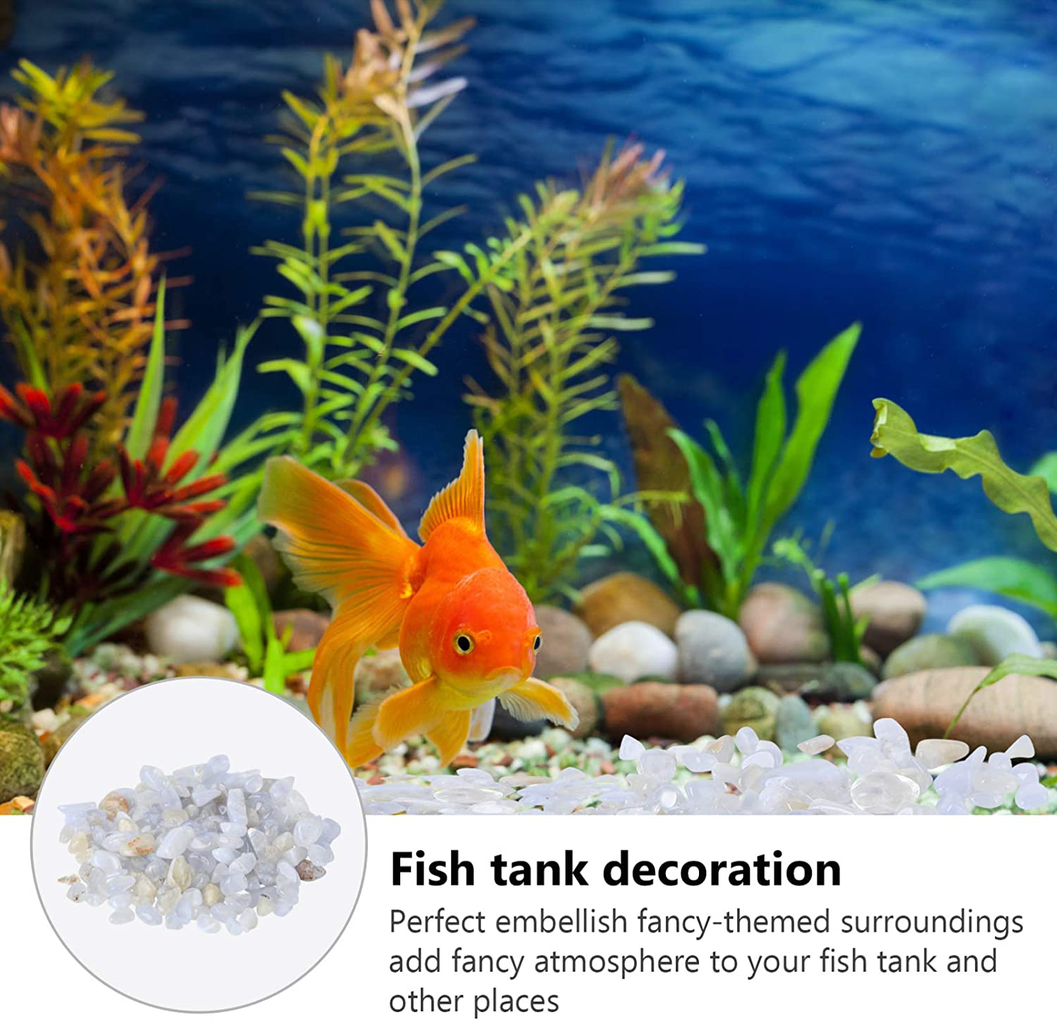  POPETPOP Rock Fish Tank Accessories Ornament Decor