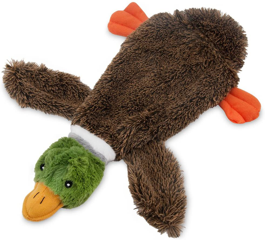 Best Pet Supplies 2-In-1 Fun Skin Stuffless Dog Squeaky Toy and Plush Toys Animals & Pet Supplies > Pet Supplies > Dog Supplies > Dog Toys Best Pet Supplies 1Wild Duck Large 
