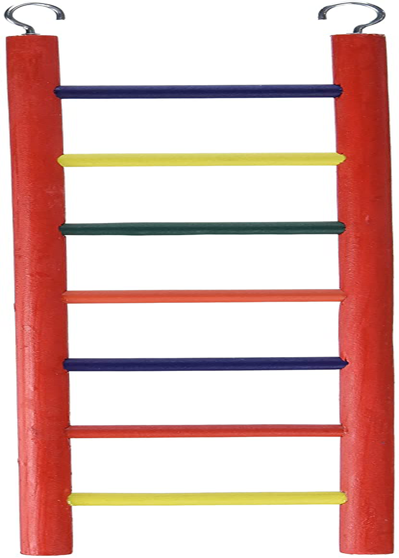Prevue Pet Products BPV01136 Carpenter Creations Hardwood Bird Ladder with 7 Rungs, 15-Inch, Colors Vary Animals & Pet Supplies > Pet Supplies > Bird Supplies > Bird Ladders & Perches Prevue Pet Products   