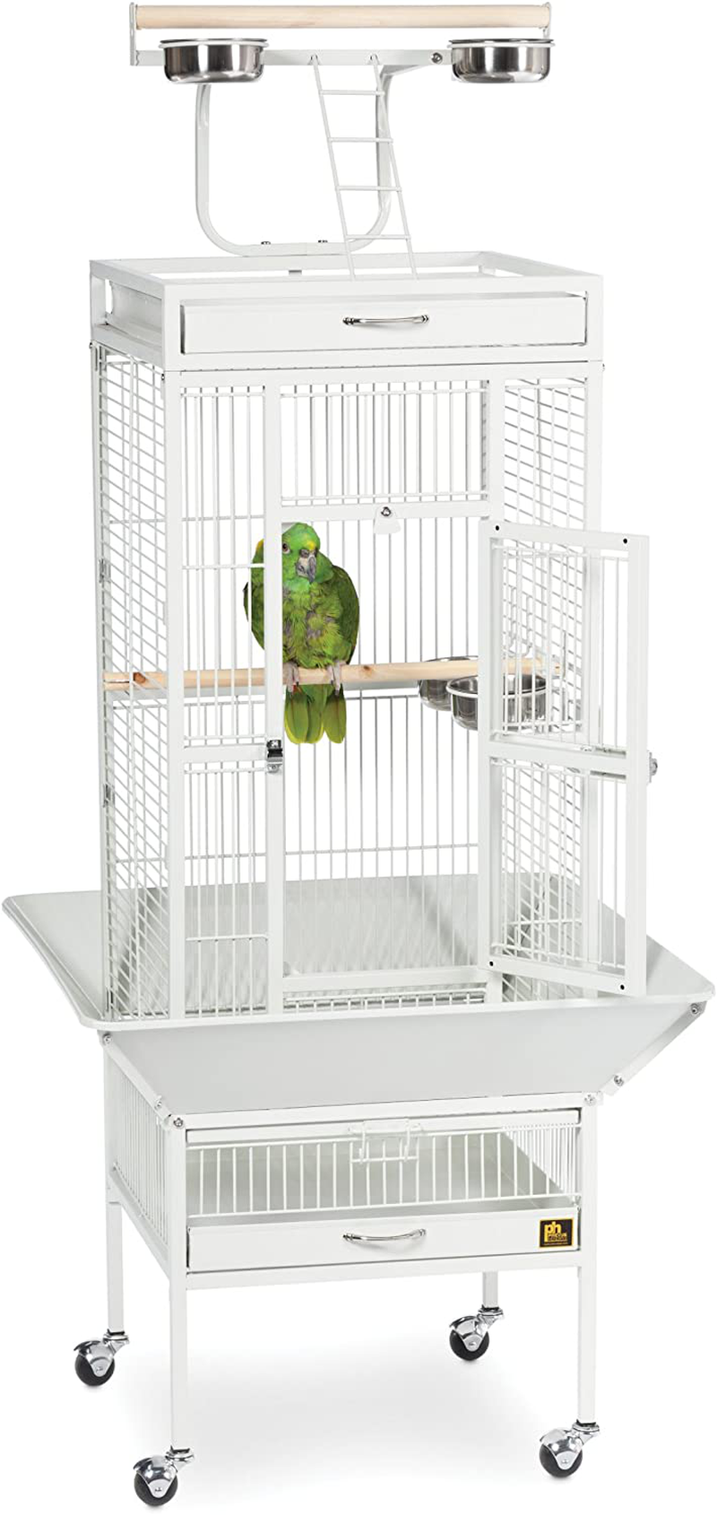 Prevue Pet Products Wrought Iron Select Bird Cage Black Hammertone 3151BLK Animals & Pet Supplies > Pet Supplies > Bird Supplies > Bird Cages & Stands Prevue Hendryx   