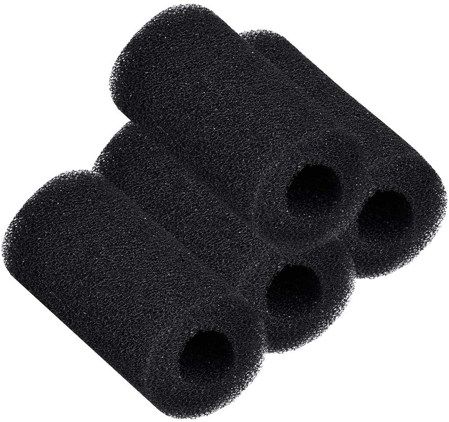 WEAVERBIRD 4PCS Pre-Filter Foam Sponge Roll Aquarium Filter Intake Cover for Aquarium Fish Tank Animals & Pet Supplies > Pet Supplies > Fish Supplies > Aquarium Filters WEAVERBIRD Small  