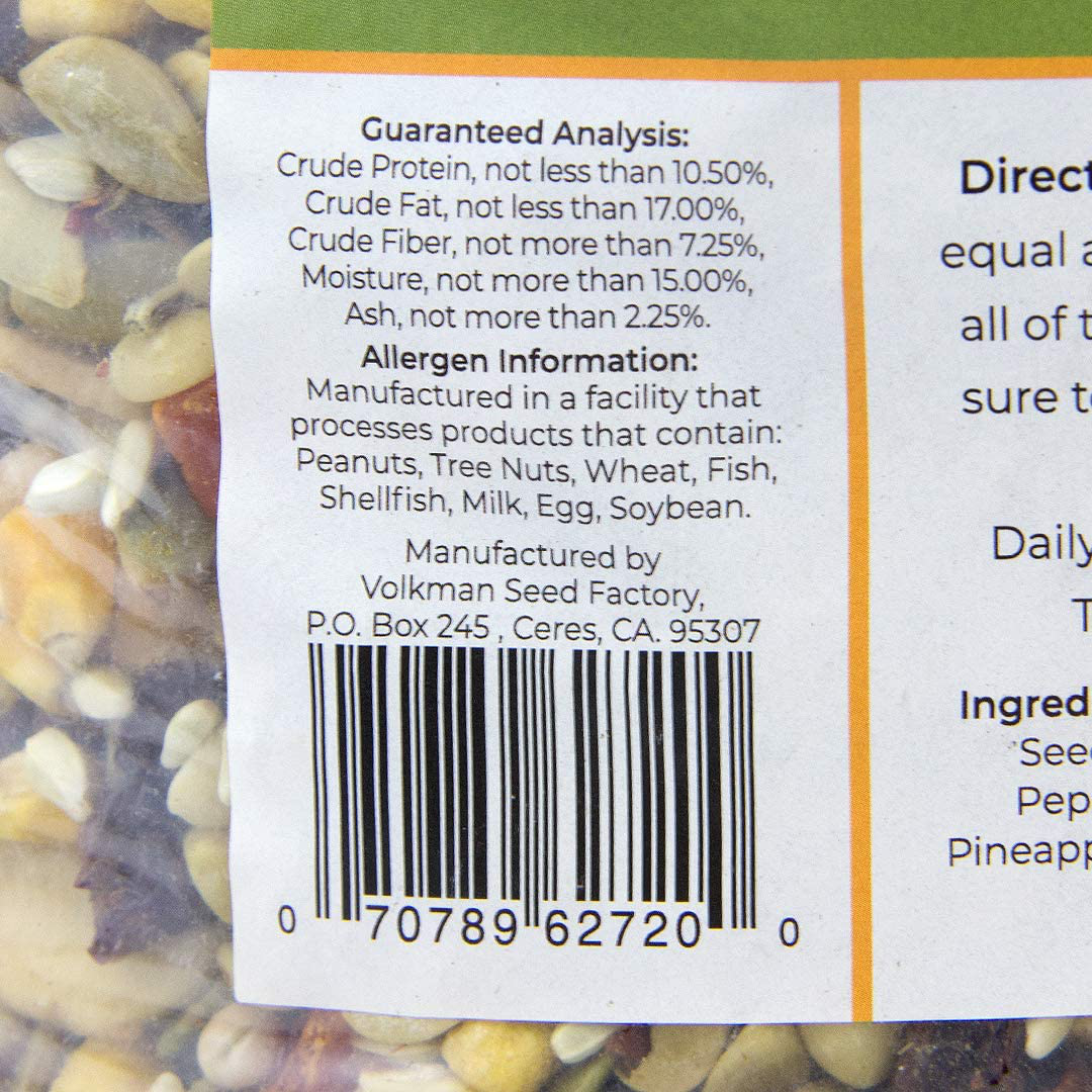 Volkman Seed Featherglow Parrot Treat 4Lb Animals & Pet Supplies > Pet Supplies > Bird Supplies > Bird Treats Volkman Seed Company Inc   