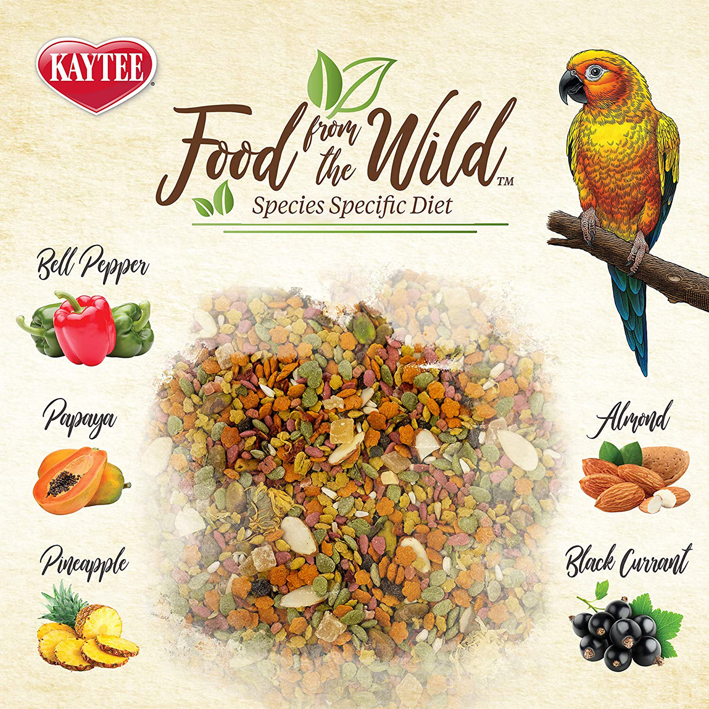 Kaytee Food from the Wild Conure, 2.5 Lb, Hand Selected Ingredients Animals & Pet Supplies > Pet Supplies > Bird Supplies > Bird Treats Central Garden & Pet   