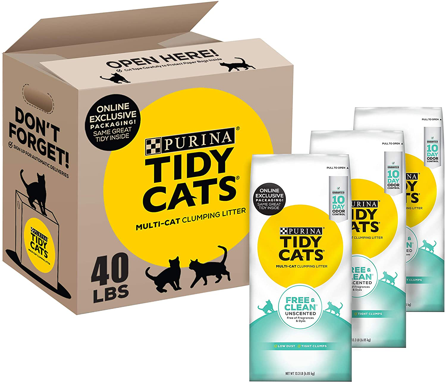 Purina Tidy Cats Clumping Cat Litter Animals & Pet Supplies > Pet Supplies > Cat Supplies > Cat Litter Purina Tidy Cats   