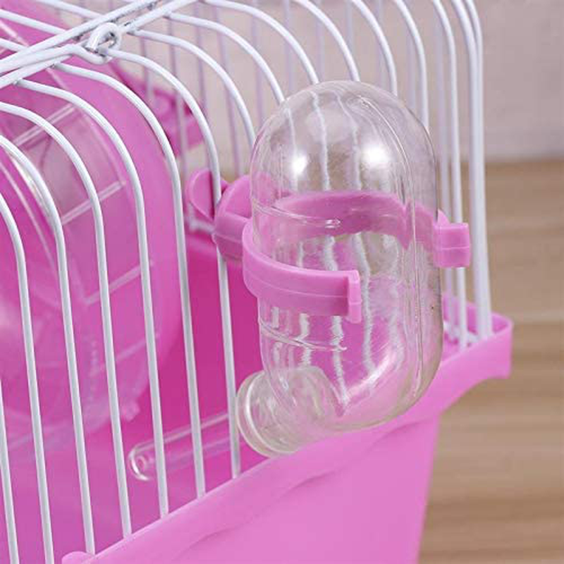 Simple Cavie Guinea Pig Cage & Rabbit Cage | Pet Cage Includes Free Water Bottle & Food Bowl&Hamster Running Wheel (Pink) Animals & Pet Supplies > Pet Supplies > Small Animal Supplies > Small Animal Habitats & Cages Zhang Ku   