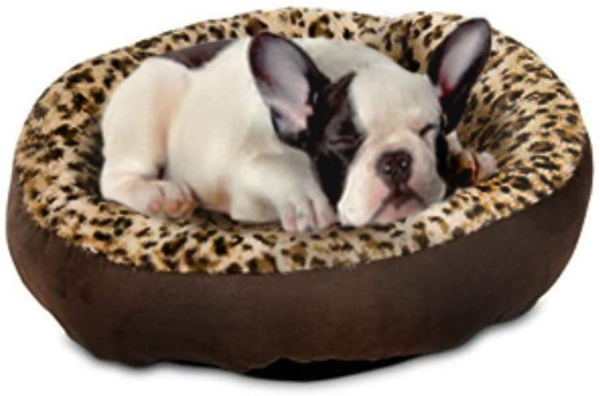 Aspen Pet round Animal Print Pet Bed for Small Dogs and Cats 18-Inch by 18-Inch Animals & Pet Supplies > Pet Supplies > Dog Supplies > Dog Beds Petmate   
