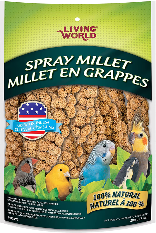 Living World Spray Millet, 7-Ounce Animals & Pet Supplies > Pet Supplies > Bird Supplies > Bird Treats Living World   