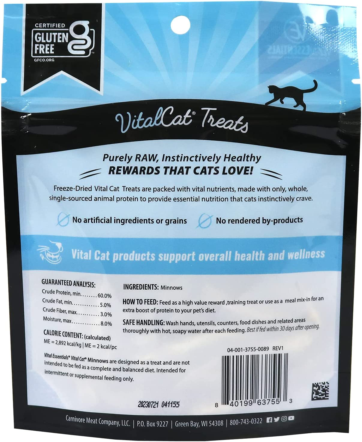 Vital Essentials Cat Treat Animals & Pet Supplies > Pet Supplies > Cat Supplies > Cat Treats Vital Essentials   