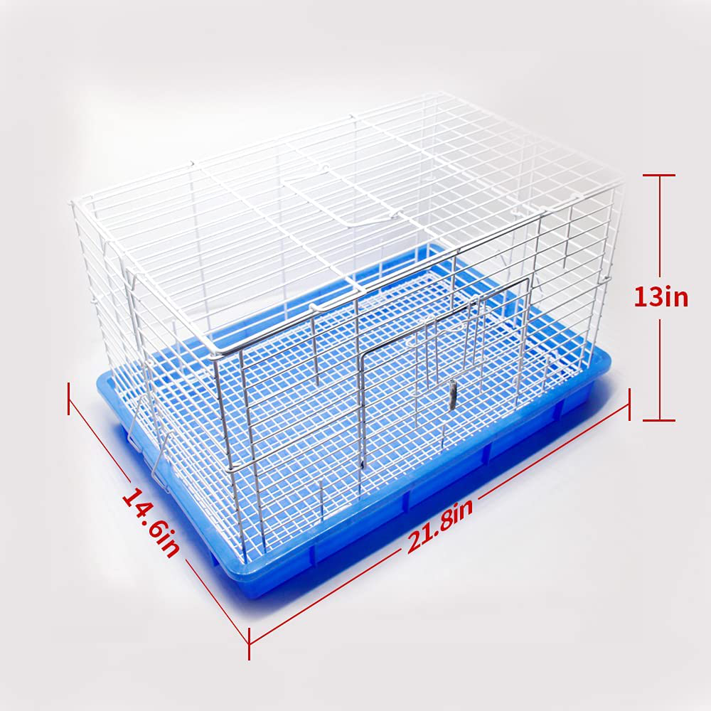 Konrissun Pet Cages for Small Animals Dimension 21.8X14.6X13 INCH Habitats Cages,Short-Haired Hamsters Guinea Pig Habitats ,Rabbit Habitats, Small Cat&Dog Cages Animals & Pet Supplies > Pet Supplies > Small Animal Supplies > Small Animal Habitats & Cages konrissun   