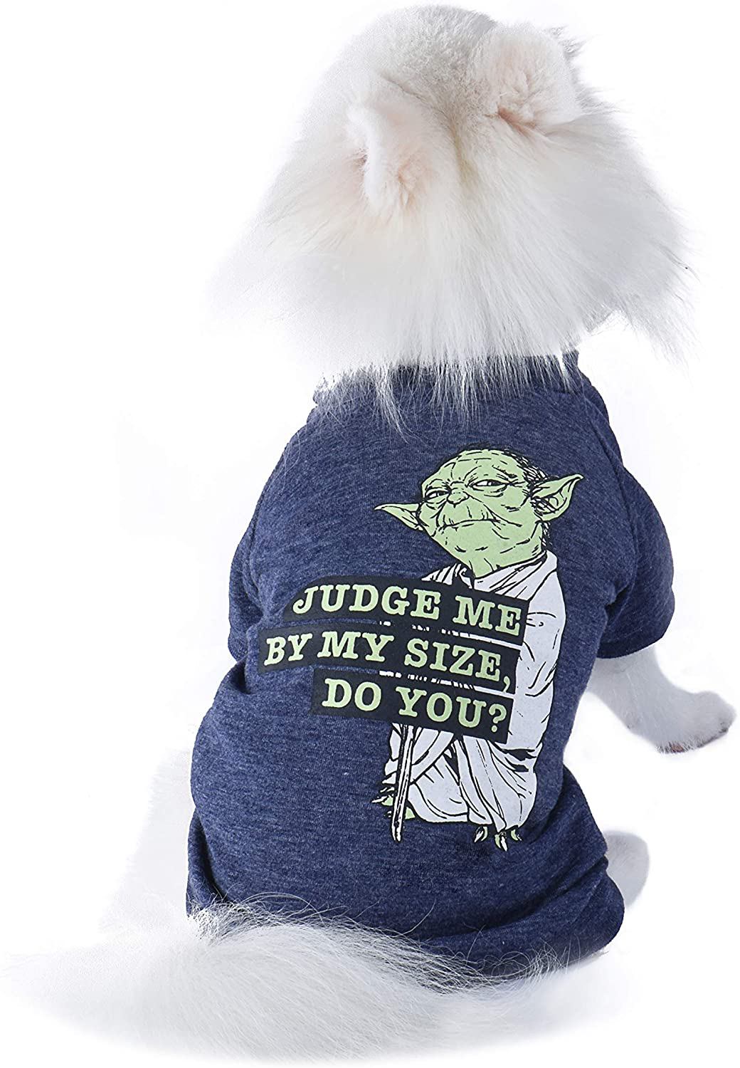 Star Wars for Pets Yoda Dog Tee - Star Wars for Pets Yoda Shirt for Dogs - Star Wars Dog Costume, Dog Clothes, Star Wars Dog Shirt, Star Wars Pet Shirt, Pet Clothes, Yoda Pet Shirt Animals & Pet Supplies > Pet Supplies > Cat Supplies > Cat Apparel Fetch for Pets   