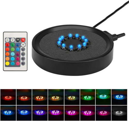 Number-One Aquarium Bubble Light LED Fish Tank Bubbler Light, Remote Controlled Aquariums Air Stone Disk Lamp with 16 Color Changing, 4 Lighting Effects for Fish Tanks and Fish Ponds Animals & Pet Supplies > Pet Supplies > Fish Supplies > Aquarium Lighting Number-One   