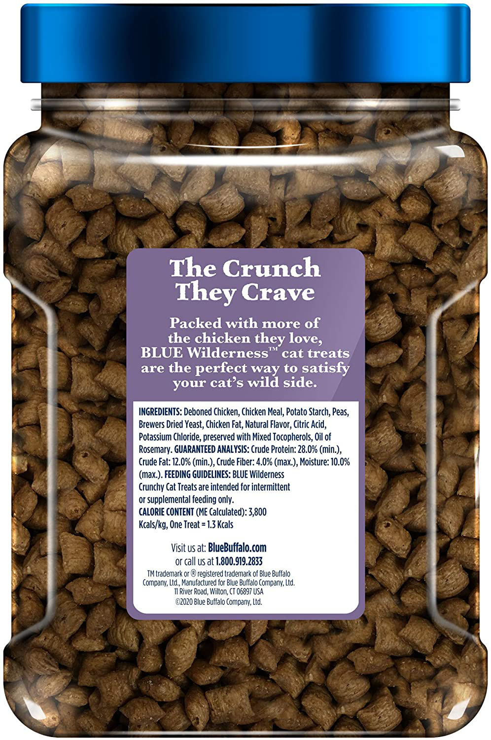 Blue Buffalo Wilderness Grain Free Crunchy Cat Treats Animals & Pet Supplies > Pet Supplies > Cat Supplies > Cat Treats Blue Buffalo   