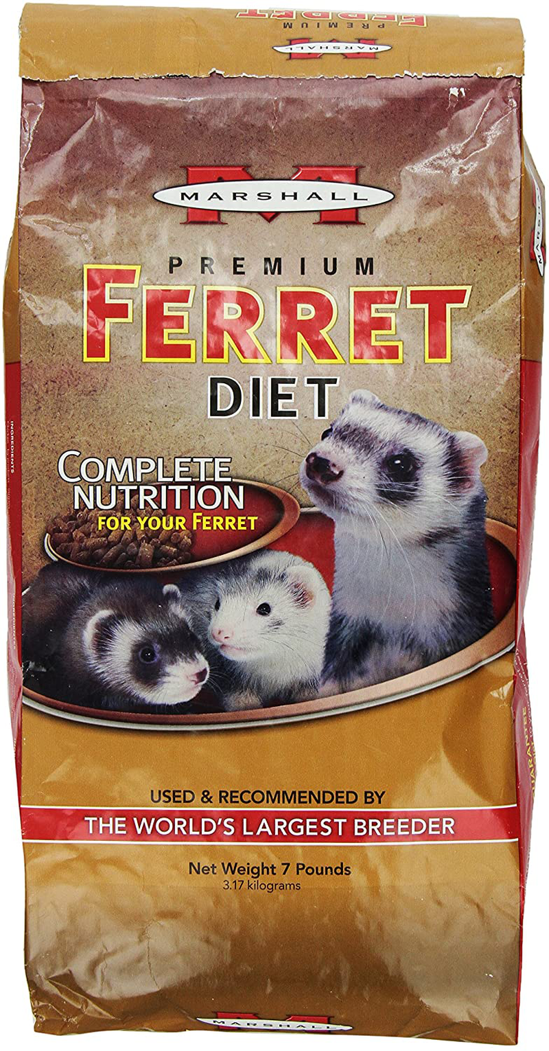 Marshall Premium Ferret Diet, 7-Pound Bag Animals & Pet Supplies > Pet Supplies > Small Animal Supplies > Small Animal Food Marshall Pet Products   