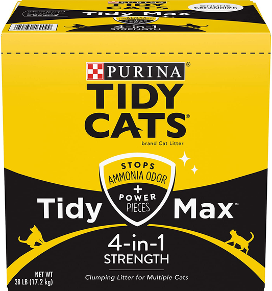 Purina Tidy Cats 4-In-1 Strength Clumping Cat Litter Animals & Pet Supplies > Pet Supplies > Cat Supplies > Cat Litter Purina Tidy Cats   