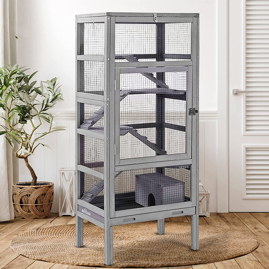 Ferret Cage Rat Cage for Chinchilla, Lizard,Squirrel, Chameleon,Gerbils and Other Small Animal Animals & Pet Supplies > Pet Supplies > Small Animal Supplies > Small Animal Habitat Accessories Aivituvin   