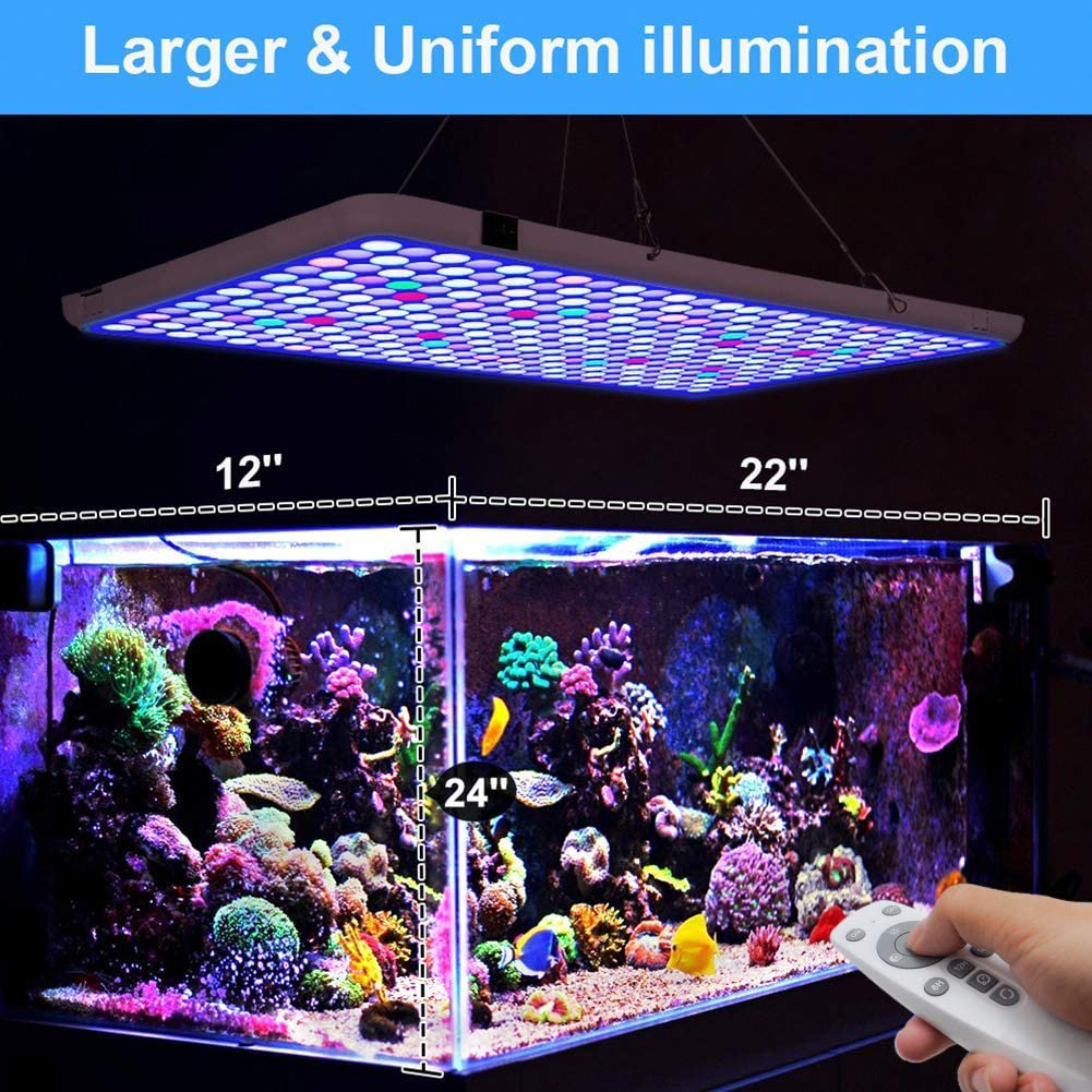 Sonnewelt LED Eclairage Aquarium, 25w Lumière Aquarium Plantes, 2