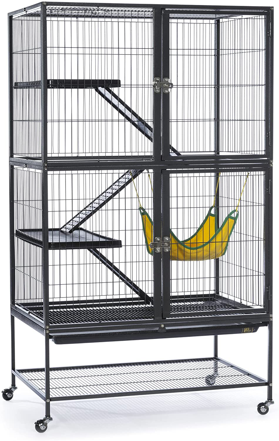 Prevue Hendryx Black Feisty Ferret Cage Animals & Pet Supplies > Pet Supplies > Small Animal Supplies > Small Animal Habitats & Cages Prevue Hendryx   