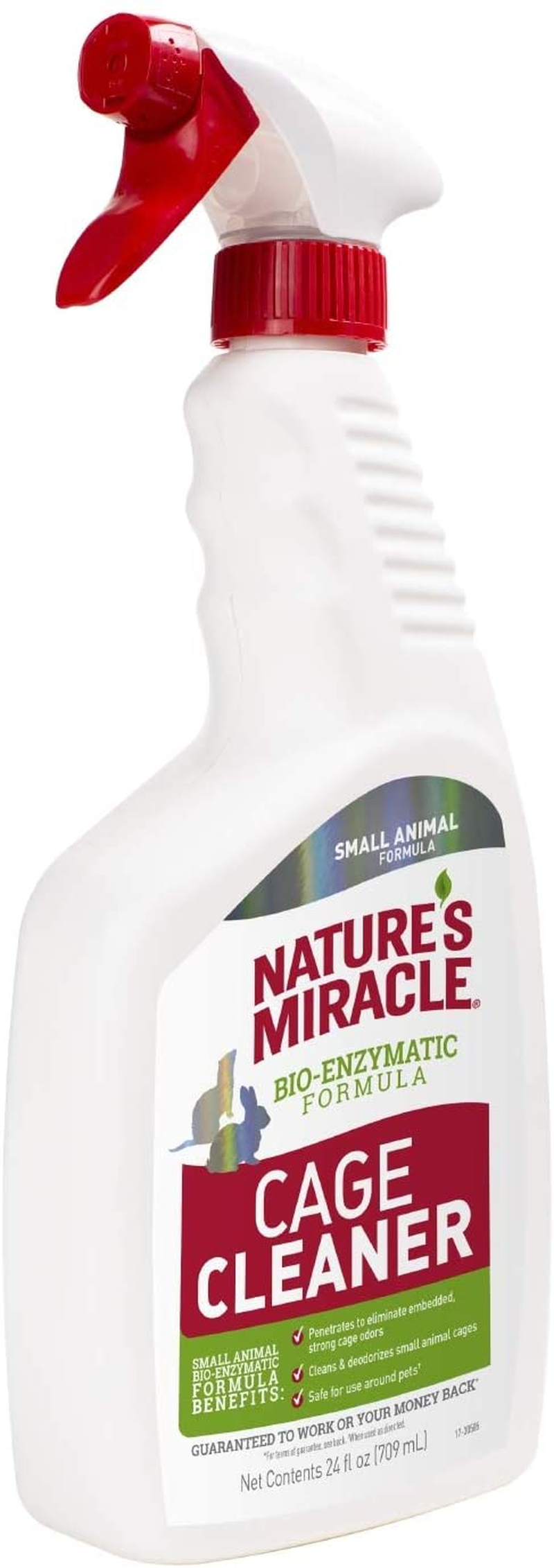 Nature’S Miracle Cage Cleaner 24 Fl Oz, Small Animal Formula, Cleans and Deodorizes Small Animal Cages, 2Nd Edition Animals & Pet Supplies > Pet Supplies > Small Animal Supplies > Small Animal Treats Nature's Miracle   