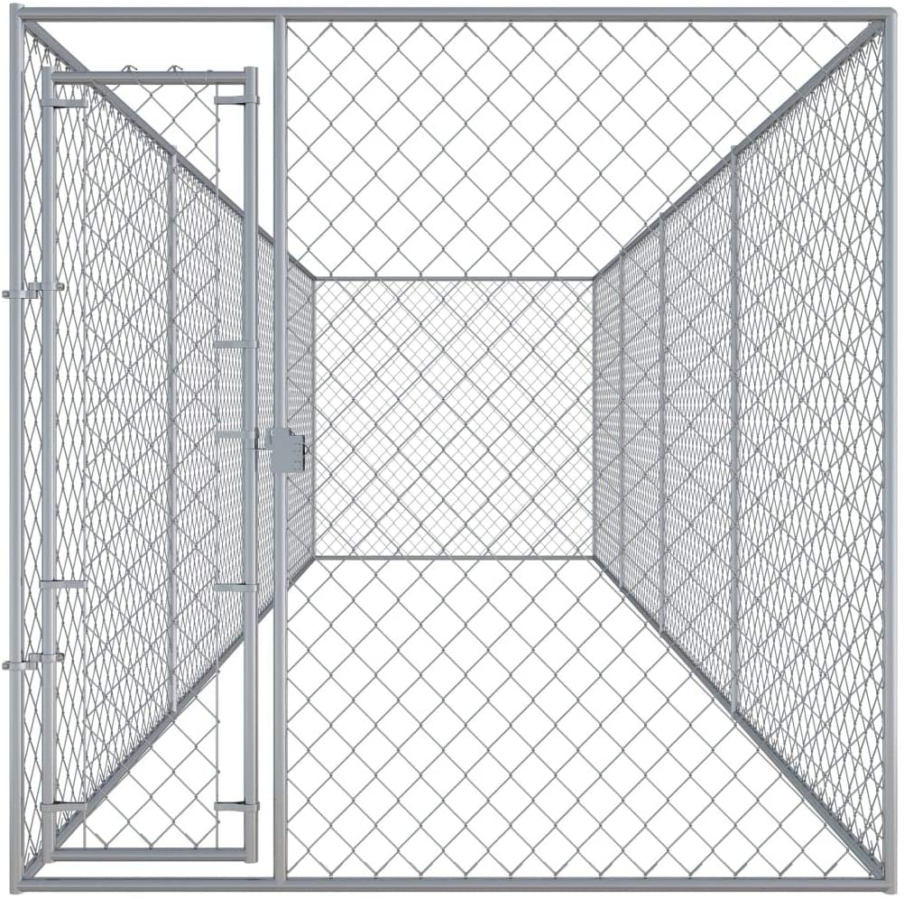 Unfade Memory Outdoor Dog Kennel Pet Playpen Chain Link Fence House Large Cage Dog Kennels Runs Animals & Pet Supplies > Pet Supplies > Dog Supplies > Dog Kennels & Runs Unfade Memory   