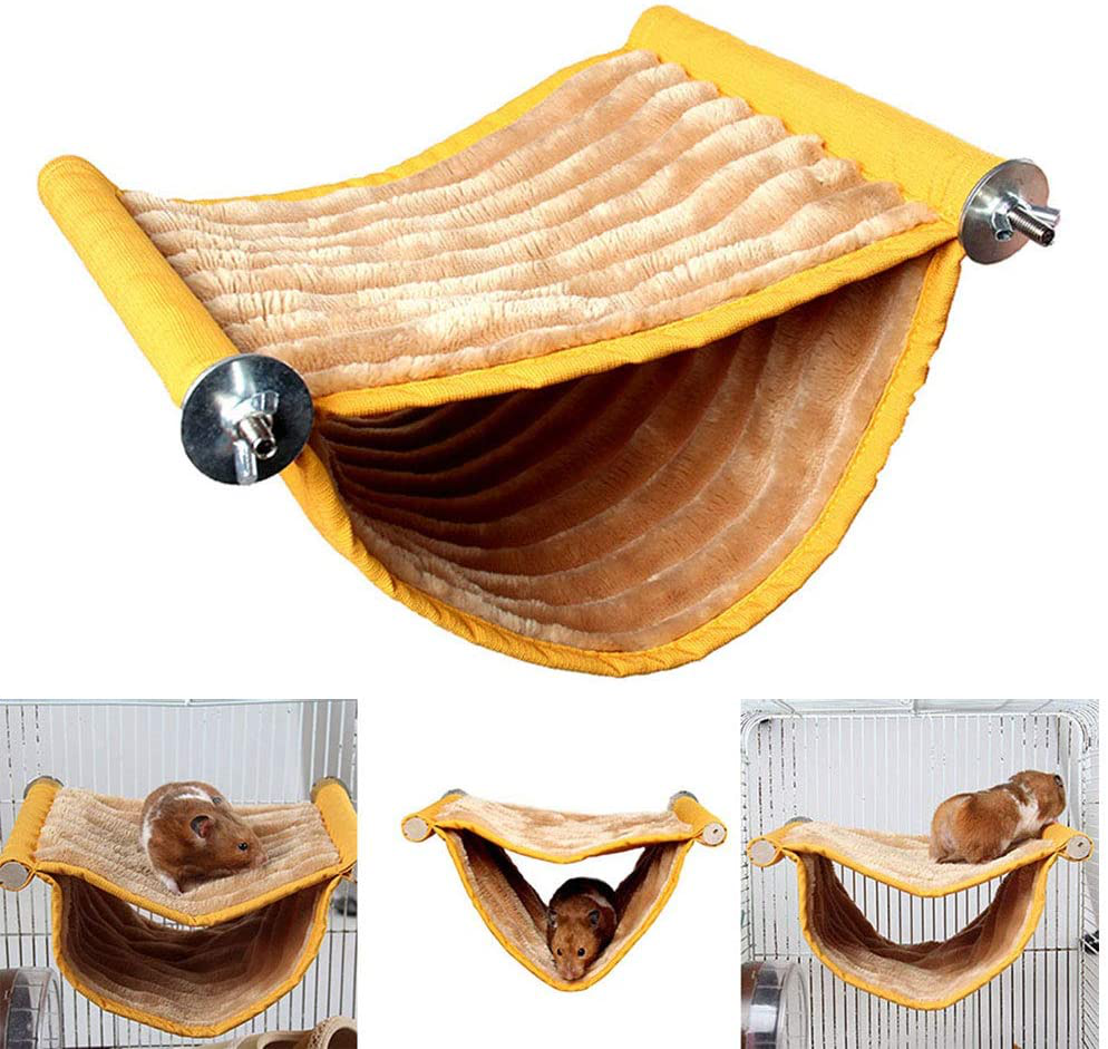 Bird Nest House Hanging Hammock Bed Toy for Pet Parrot Budgie Parakeet Cockatiel Conure Cockatoo African Grey Amazon Lovebird Finch Canary Hamster Rat Gerbils Chinchilla Guinea Pig Cage Perch Animals & Pet Supplies > Pet Supplies > Bird Supplies > Bird Ladders & Perches Keersi   