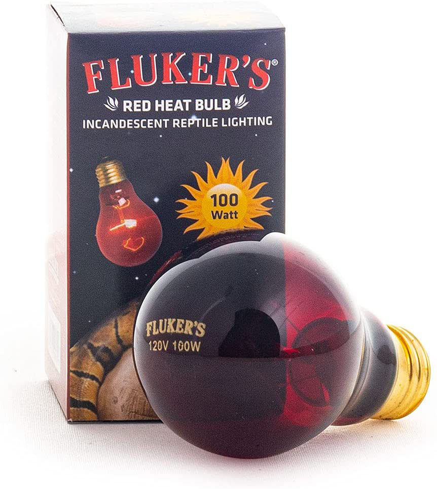 Fluker'S Red Heat Bulbs for Reptiles Animals & Pet Supplies > Pet Supplies > Reptile & Amphibian Supplies > Reptile & Amphibian Habitats Fluker's 100 Watts  