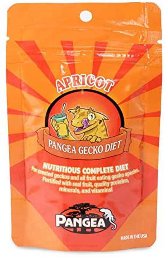 Pangea Fruit Mix Apricot Complete Crested Gecko Food 1/2 Lb