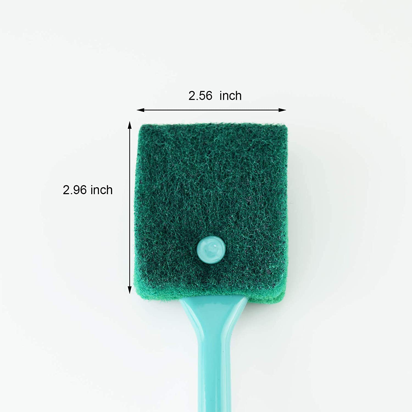 AOODOOM 3 PCS Double-Sided Aquarium Fish Tank Algae Cleaning Brush with Non-Slip Handle, Sponge Scrubber Cleaner for Glass Aquariums and Home Kitchen Animals & Pet Supplies > Pet Supplies > Fish Supplies > Aquarium Cleaning Supplies AOODOOM   