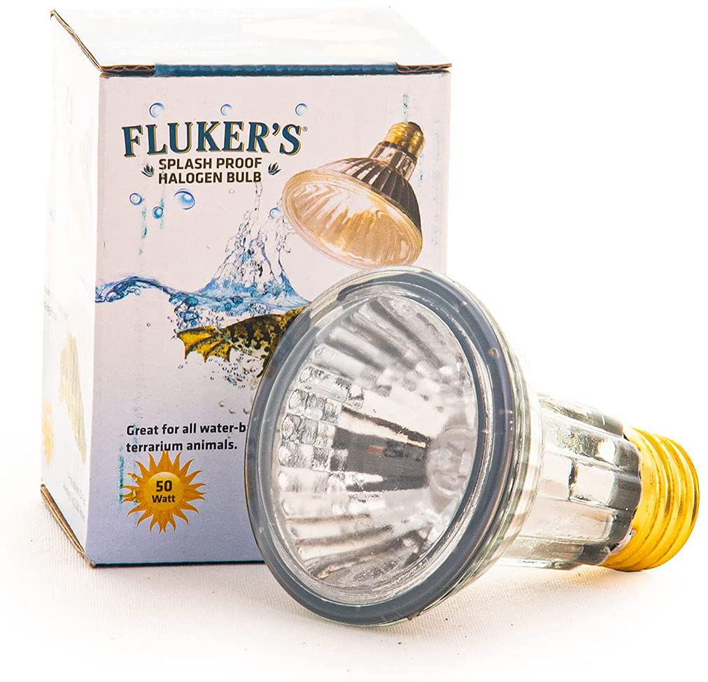 Fluker'S Heavy-Duty Splash Proof Halogen Bulb for Turtles Animals & Pet Supplies > Pet Supplies > Reptile & Amphibian Supplies > Reptile & Amphibian Habitat Heating & Lighting Fluker's 50 Watts  