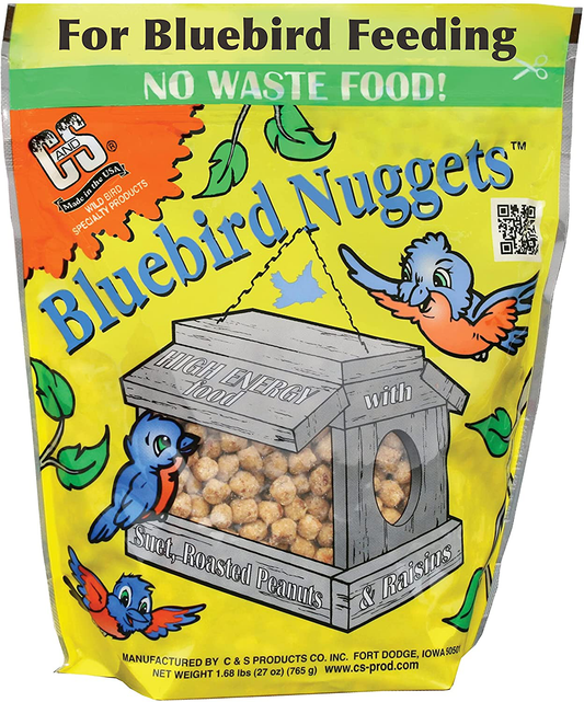 C&S Wild Bird Food Nuggets 27 Ounces, 6 Pack Animals & Pet Supplies > Pet Supplies > Bird Supplies > Bird Treats C&S Bluebird  