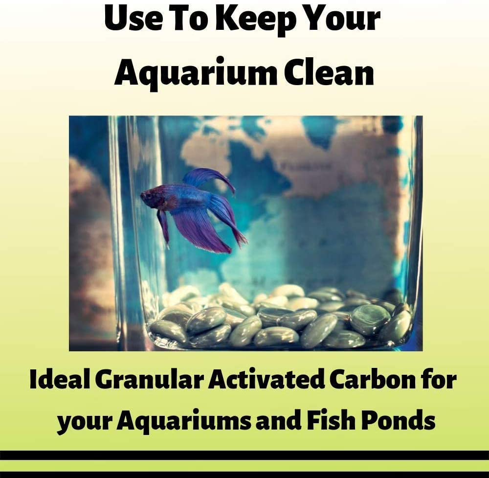 Activated Charcoal Carbon in 5 Mesh Bags Aquarium Pond Canister